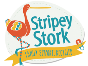 Stripey Stork logo linking to the Stripey Stork website in a new window.