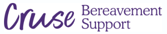 Cruse Bereavement Support logo linking to the Cruse Bereavement Support website in a new window.