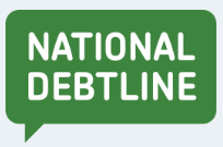 National Debtline logo linking to the National Debtline website in a new window.