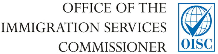 Office of the Immigration Services Commissioner logo linking to the Office of the Immigration Services Commissioner website in a new window.