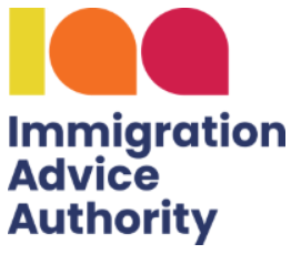 Immigration Advice Authority logo linking to the Immigration Advice Authority website in a new window.